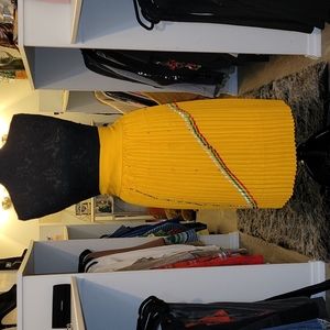 Wrap around Skirt with beaded embellishments.